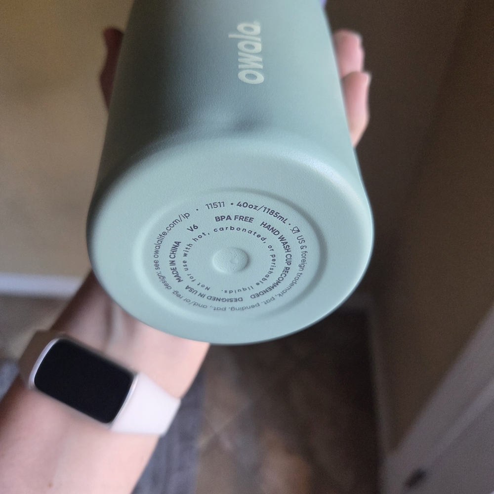 NWOT owala FreeSip Sway 40 oz Insulated Stainless Steel Tumbler "Misty Meadow" - Picture 9 of 16